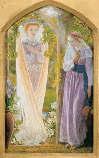 The Annunciation, Arthur Hughes