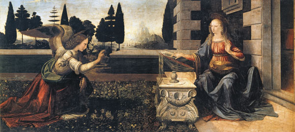 The Annunciation, diVinci