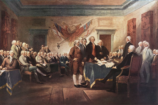 The Declaration of Independence, Trumbull