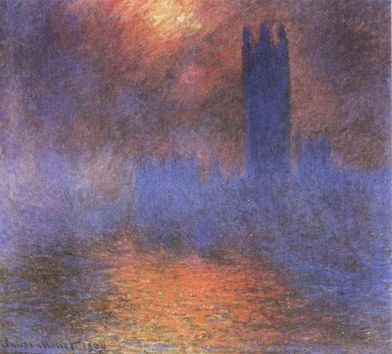 The Houses of Parliment, Claude Monet,canvas