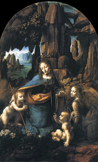 The Madonna of the Rocks (2nd), Leonardo da Vinci