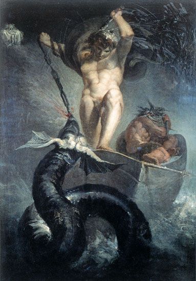 Thor Battling the Midgard Serpent, Henri Fuseli