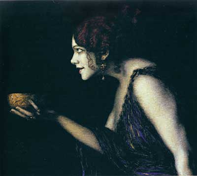 Tilla Durieux as Circe, Franz von Stuck