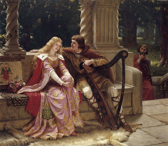 Tristan &amp; Isolde, Edmund Blair Leighton