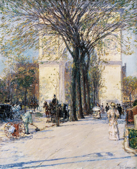 Washington Arch, Childe Hassam