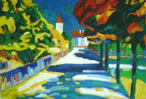 Autumn in Bavaria1908 Oil Painting Reproduction