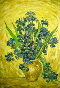 Irises (1890) van gogh paintings - van gogh art