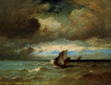 Boats in storm