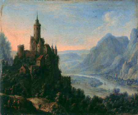 Castle Katzenellenbogen on the Rhine