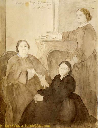 Madame Michel Musson with daughters