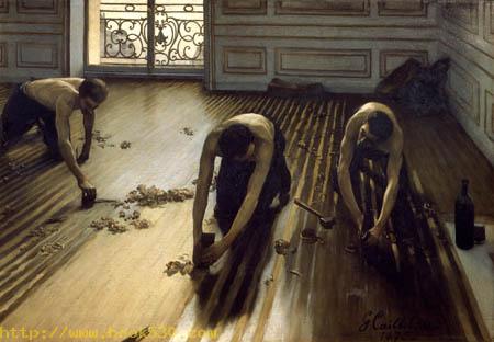 Men Planing the Parquet