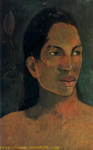 Portrait of a woman of Tahiti