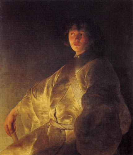 Selfportrait in a yellow garb