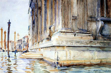 Stufen am Grimani Palast, Venedig
