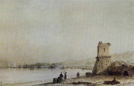 The Genoese tower of Feodosiya