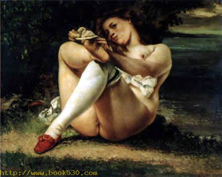 The woman with the white stockings