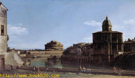 View of the river Tiber, Rome