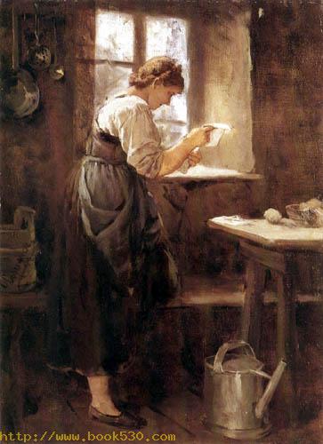 Woman Reading a Letter