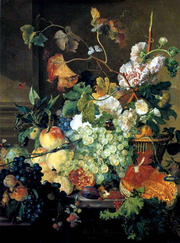 Fruits and flowers