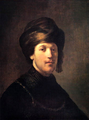 Portrait of a young man with turban