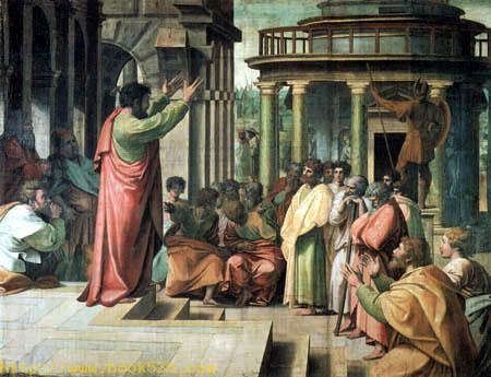 Predigt des Paulus in Athen
