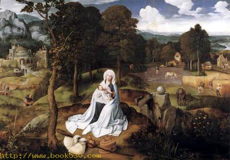 Resting during the flight into Egypt