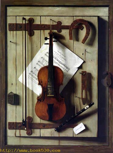 Still Life with Violin and Music