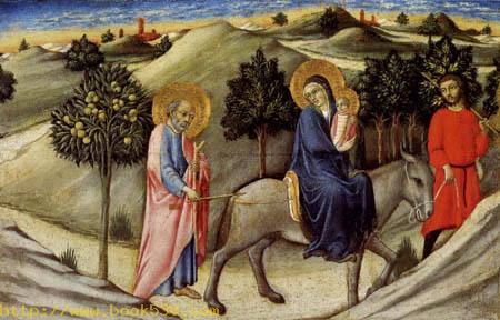 The flight to Egypt