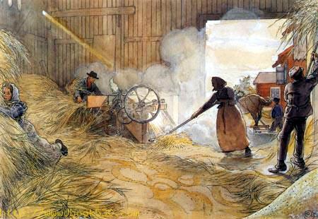 The Threshing of Grain