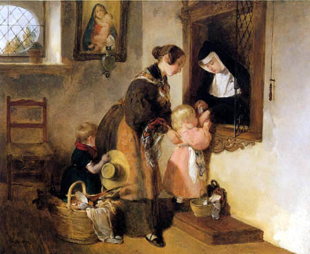 Visit at nun