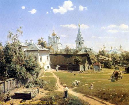 A yard in Moscow