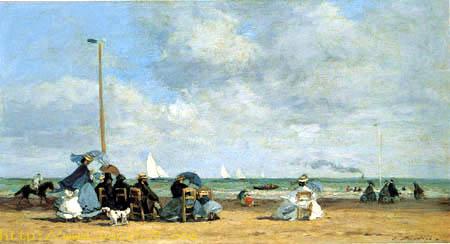 On the beach of Trouville