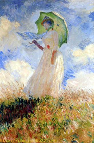 Woman with parasol