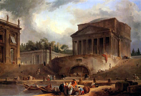 Architectural Composition with the Pantheon