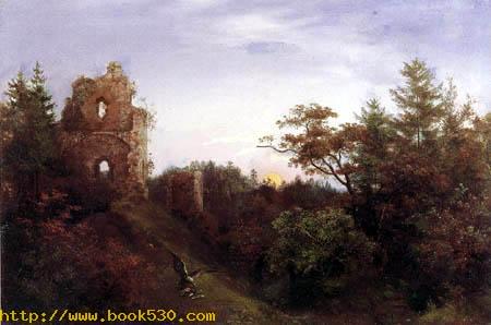 Castle ruin in the forest