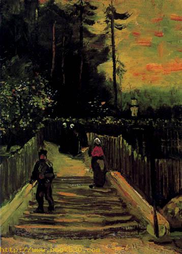Kleiner Weg in Montmartre