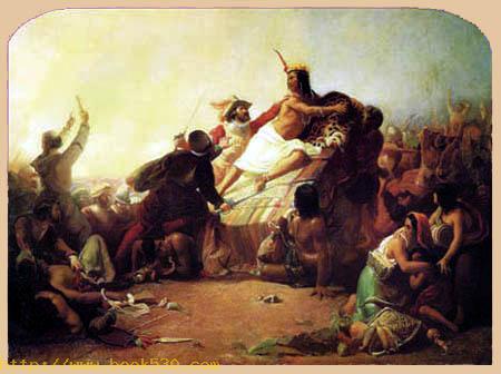 Pizarro unterwirft die Inkas von Peru