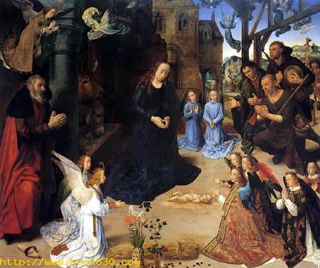 Portinari Triptychon, Adoration of the Sheperds