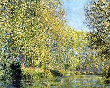 River landscape Epte, Giverney