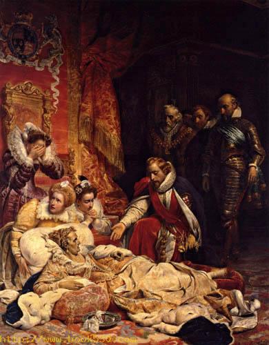 The death by queen Elizabeth