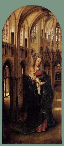 The Madonna in the church