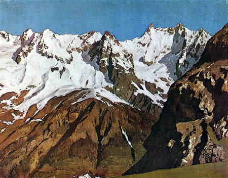 The Mont Blanc range