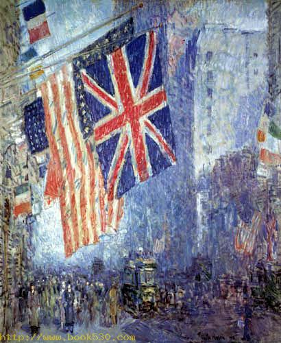 The Union Jack, New York, April Morn