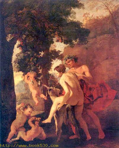 Venus, a Faun and Puttis