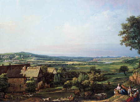 View of Pillnitz and Pirna