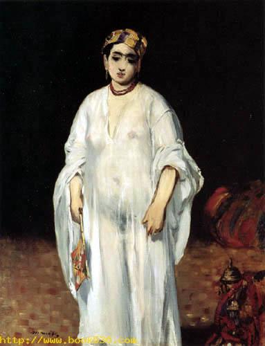 Woman in the eastern costume