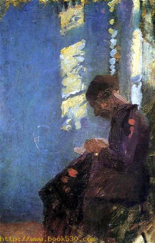 Woman, Sewing