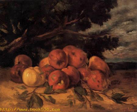 Still life with apples