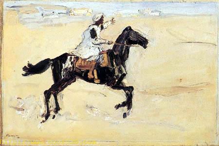 An Arab to horse