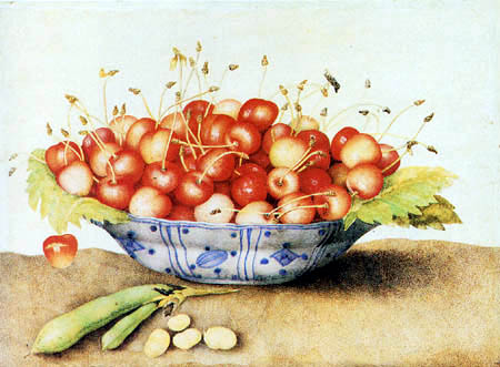 Cherries in a bowl